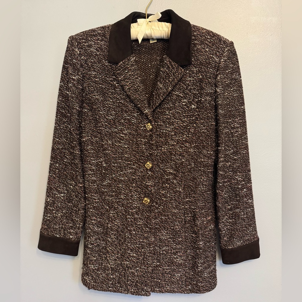 St. John Collection by Marie Gray knit blazer Size 10 - Picture 3 of 11